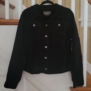 LEE Trucker Black Vintage Jacket Size Large